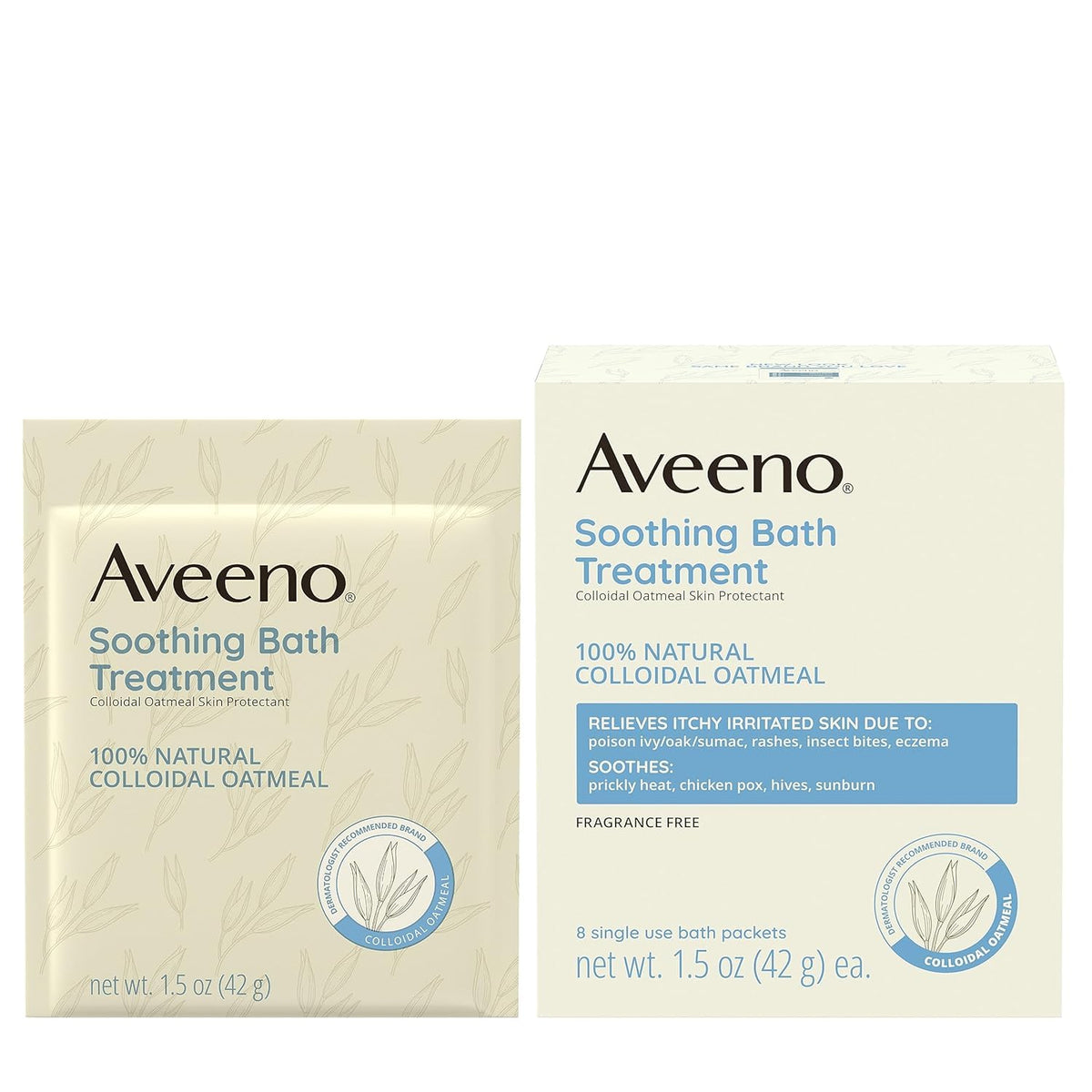 Aveeno Fragrance-Free Colloidal Oatmeal Soothing Bath Treatment