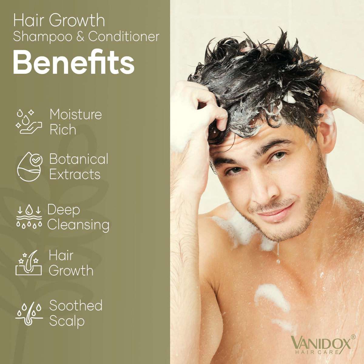 VANIDOX Tea Tree Carbonic Acid Shampoo & Conditioner Set
