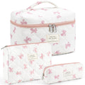 UUYUUY Quilted Cotton Makeup Bag Organizer