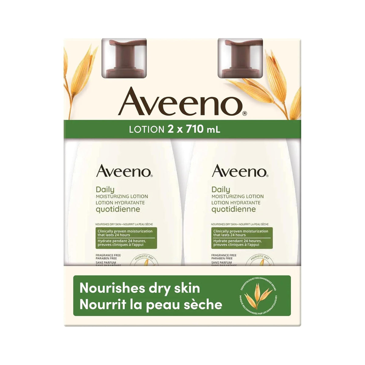 Aveeno Active Naturals Fragrance-Free Daily Moisturizing Lotion