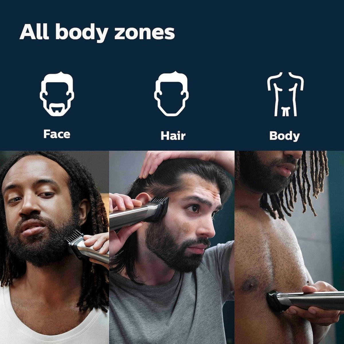PHILIPS Multigroom 7000 All-in-One Grooming Trimmer for Men