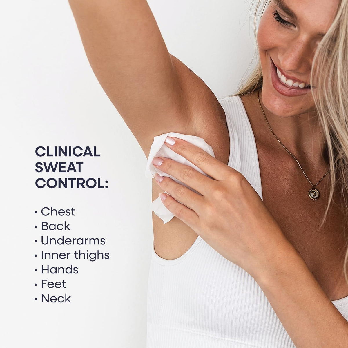 Duradry Unscented Sweat Control Body Wipes, 30 Count