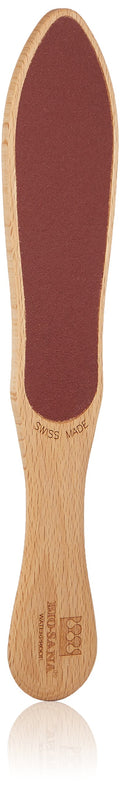 GEHWOL Wooden Pedicure File, Double-Sided Callus Remover, 1 Count