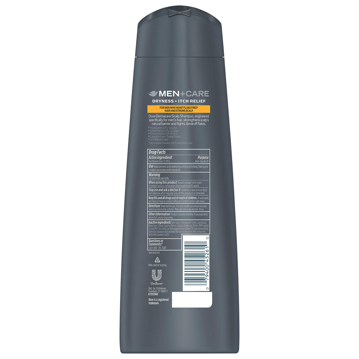Dove Men + Care Dermacare Scalp Anti-Dandruff 2-in-1 Shampoo + Conditioner, 2 Pack
