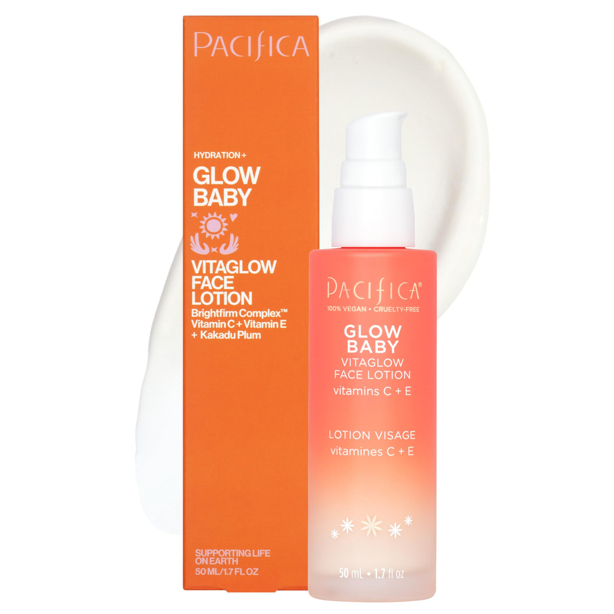Pacifica Glow Baby VitaGlow Face Lotion and Brightening Face Wash Set