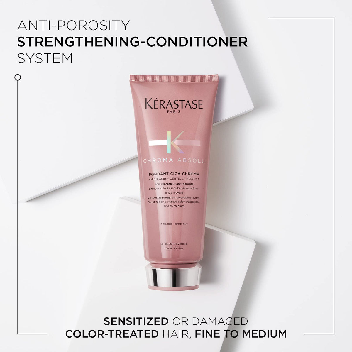 Kérastase Chroma Absolu Cica Chroma Strengthening Conditioner, 6.8 Fl Oz