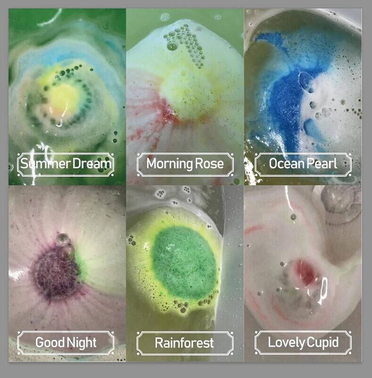 INTEYE Organic Bath Bombs Gift Set, 24 Handmade Essential Oil Fizzies