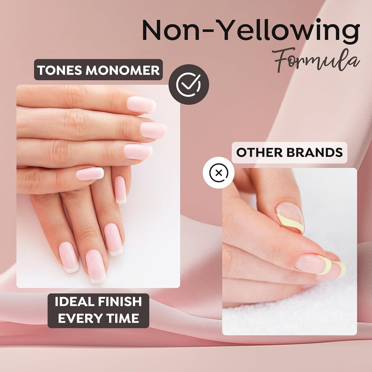 Tones EMA Acrylic Nail Monomer - MMA-Free, Non-Yellowing Formula