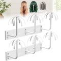 Wig Holder for Multiple Wigs, Wall-Mounted 6-Wig Storage Organizer