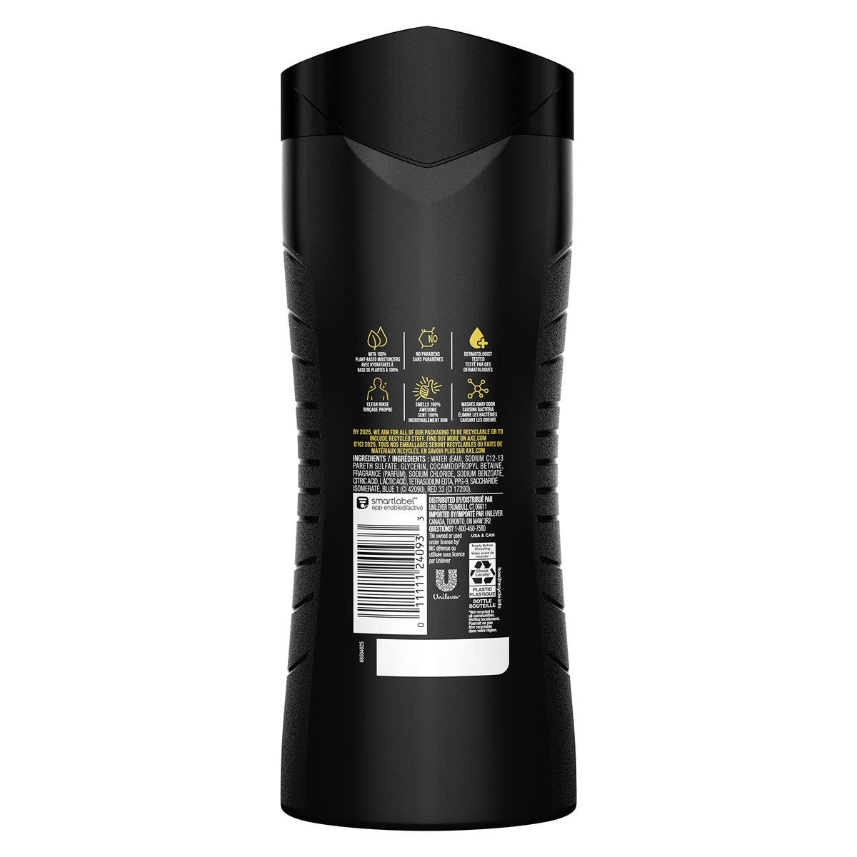 AXE Men's Body Wash with Plant-Based Moisturizers, 16 Fl Oz