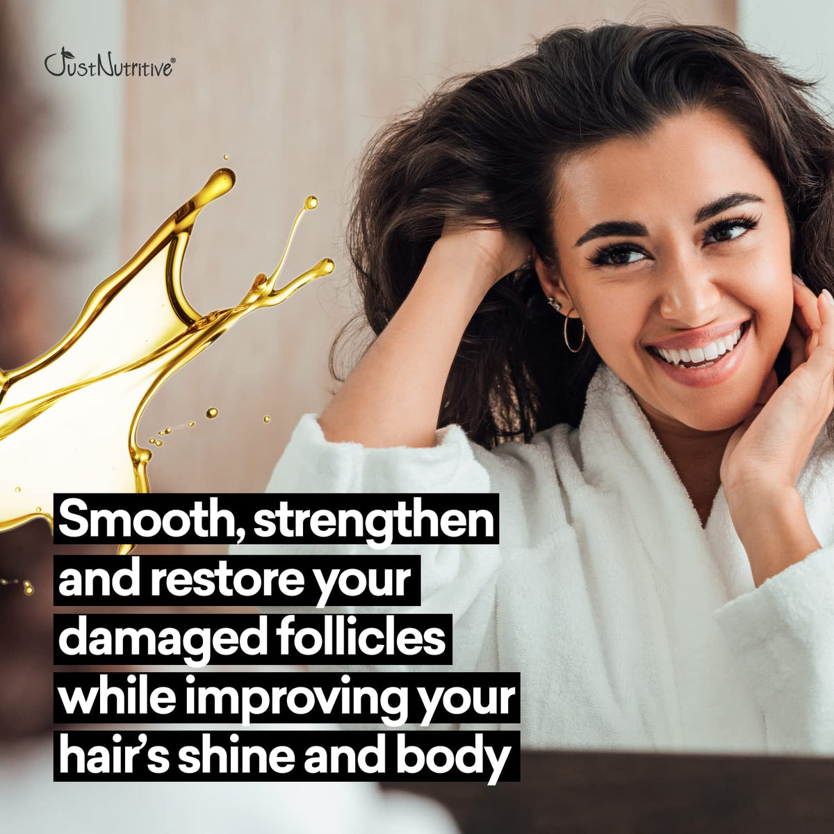Just Nutritive Hair Loss Shampoo for Thinning Hair, 16 oz