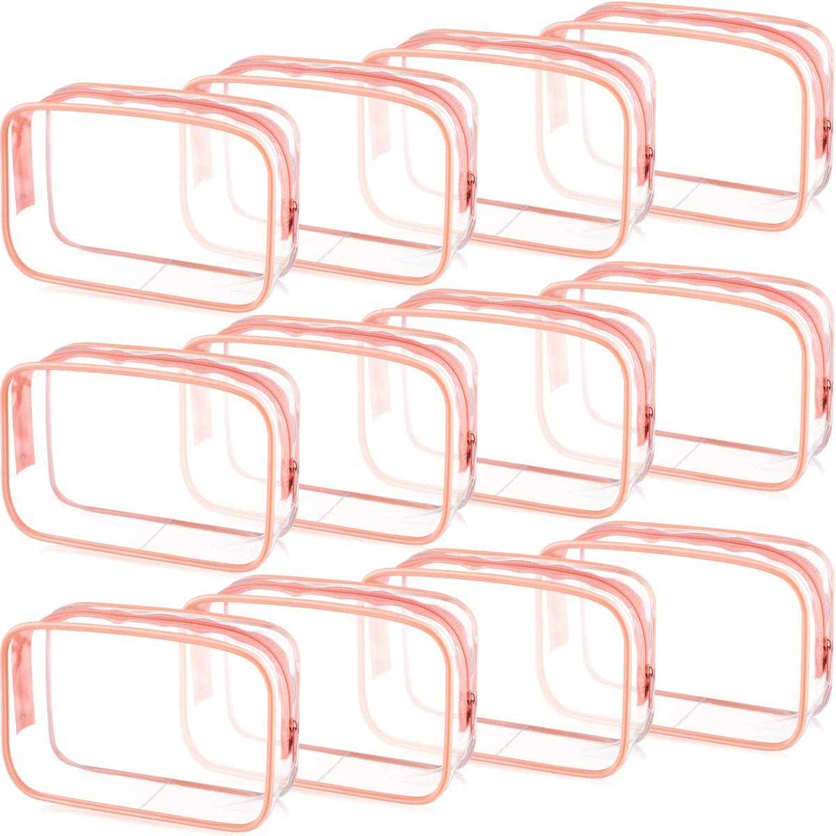 Weewooday PVC Zipper Cosmetic Storage Bags