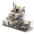 Readaeer Makeup Cosmetic Organizer with 12 Drawers and Top Compartments