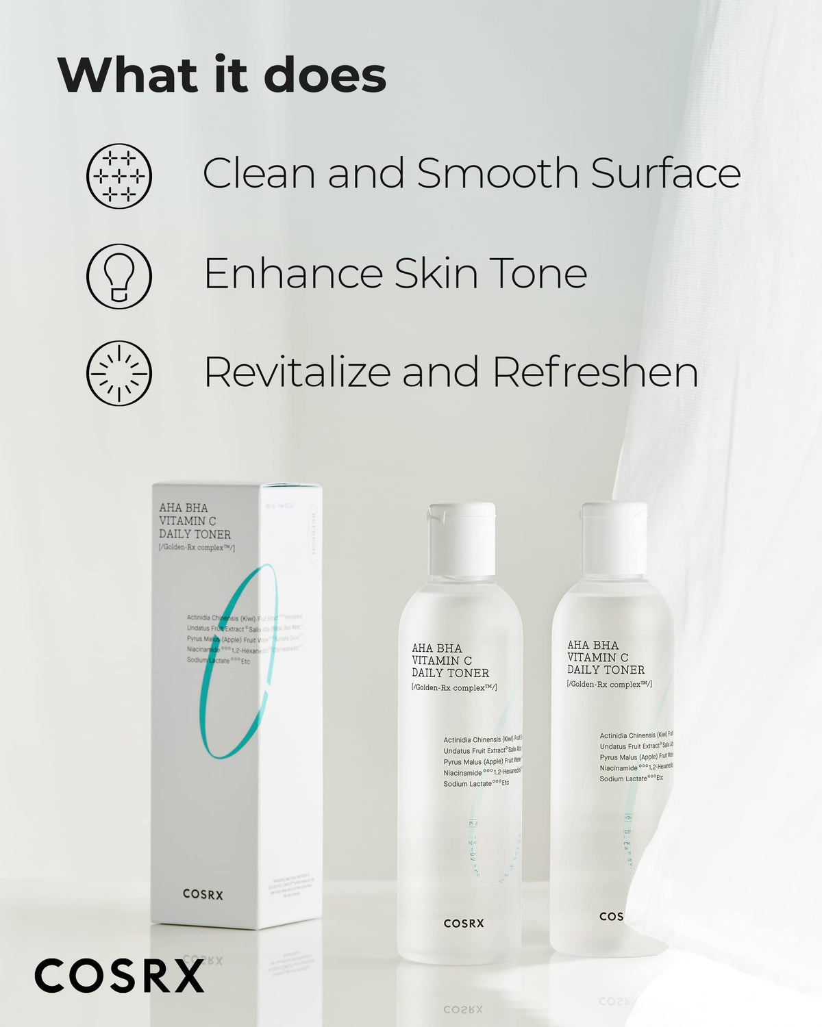 COSRX ABC Daily Toner with AHA BHA & Vitamin C