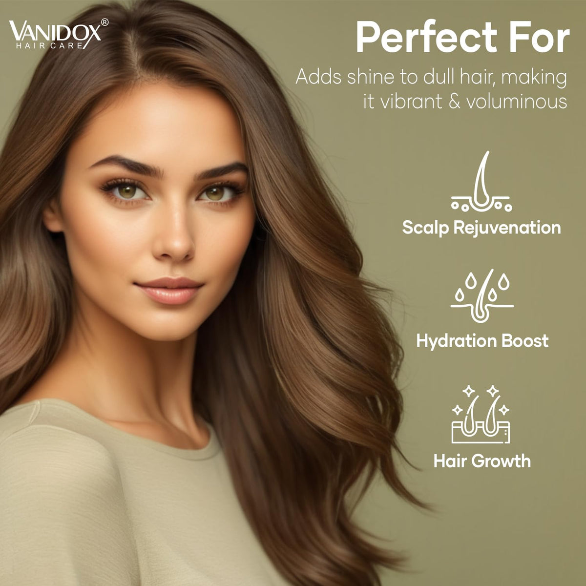 VANIDOX Carbonic Acid Shampoo with DHT Blockers, Biotin & Scalp Care