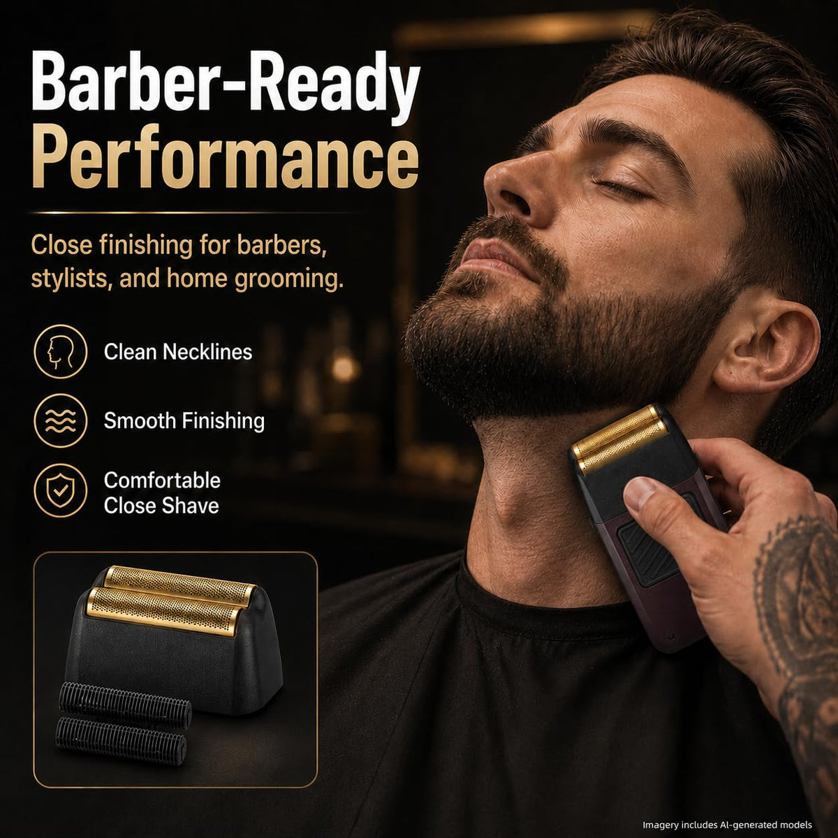 Wahl 5-Star Finale Replacement Foil and Cutter Assembly