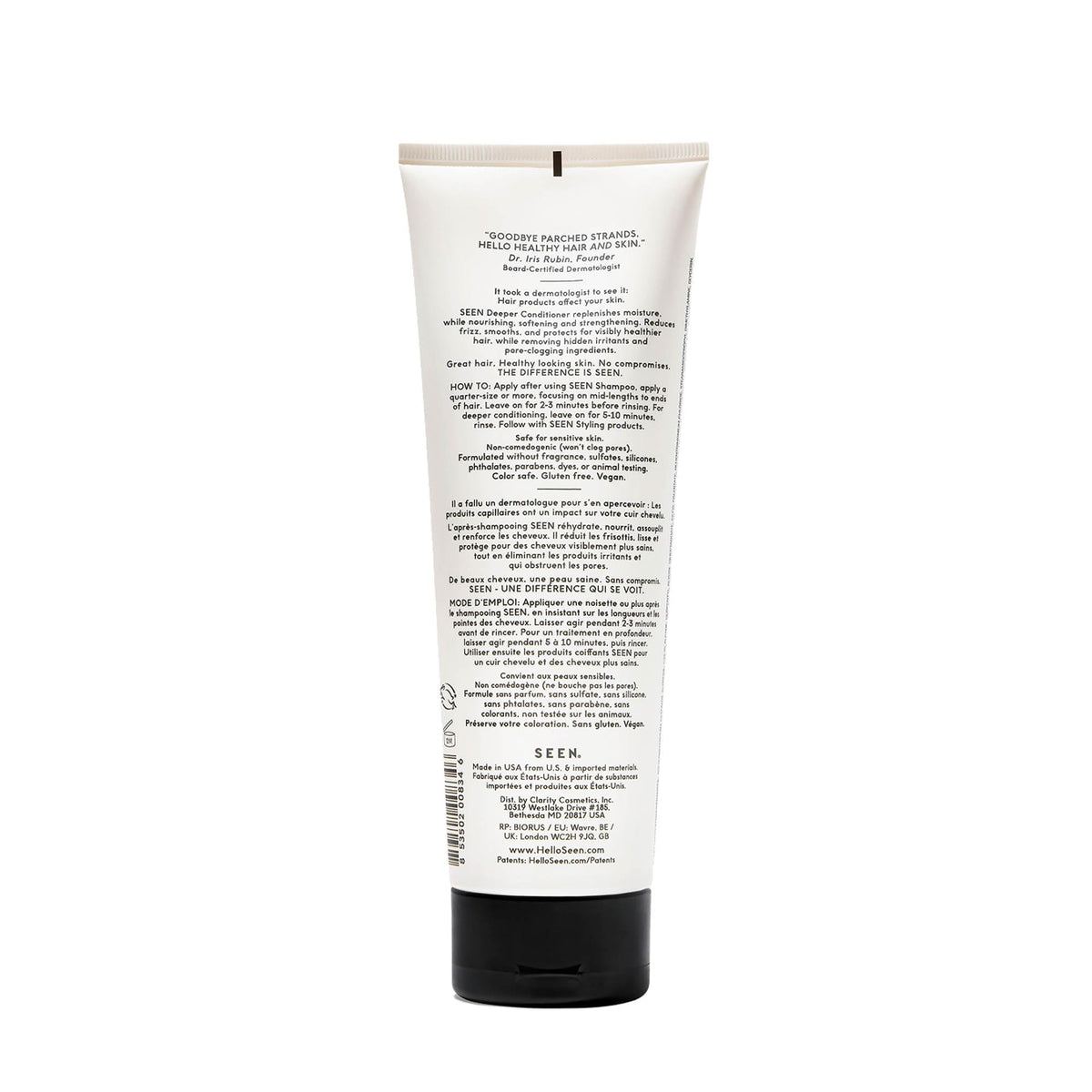 SEEN Deeper Conditioner – Moisturizing, Frizz-Reducing Hair Care