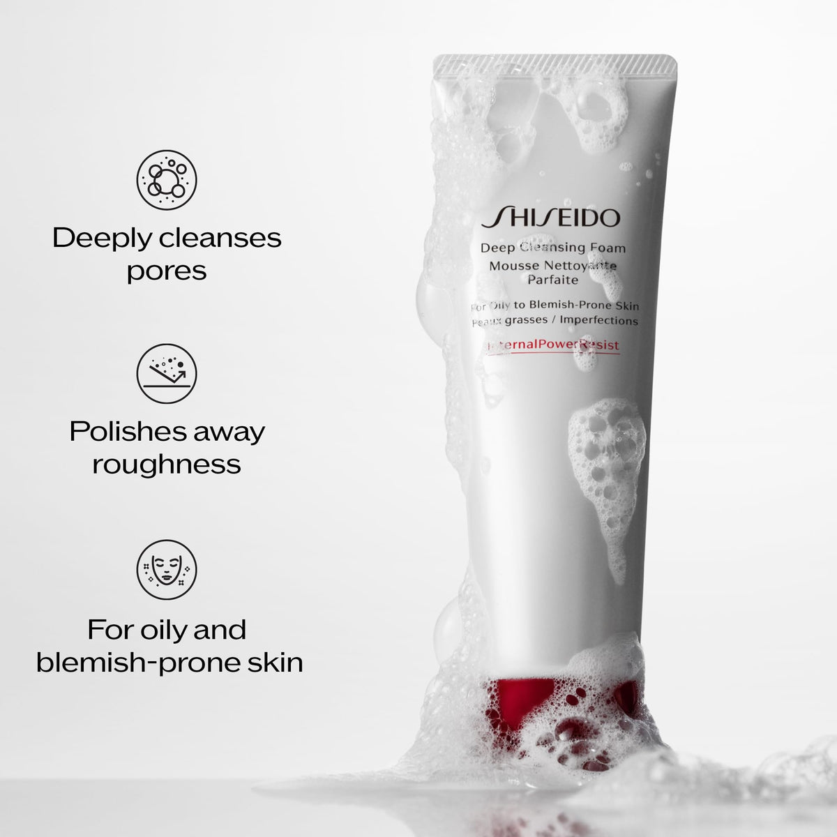 Shiseido Deep Cleansing Foam Facial Cleanser 125 mL