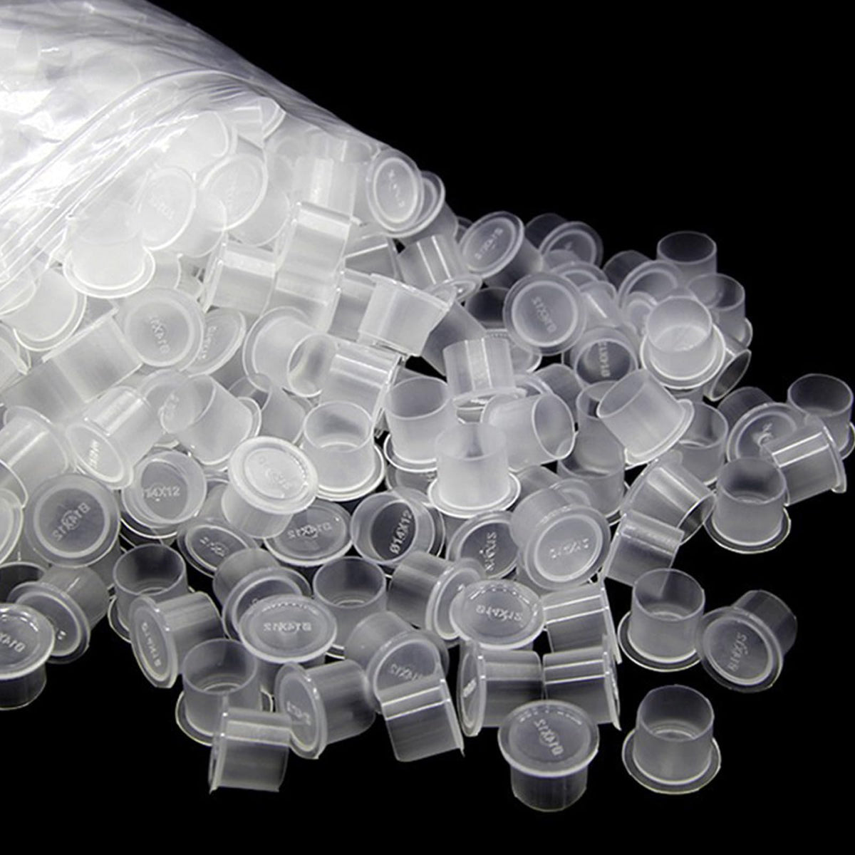 Jconly Disposable Tattoo Ink Cups with Base