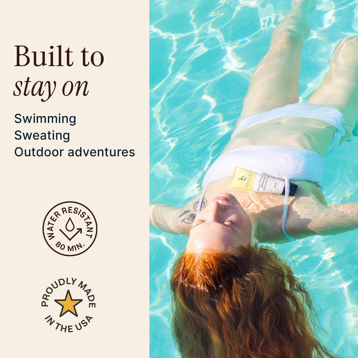 100% Mineral Zinc Oxide Sunscreen SPF 50 Vanilla Coconut 4 Fl Oz