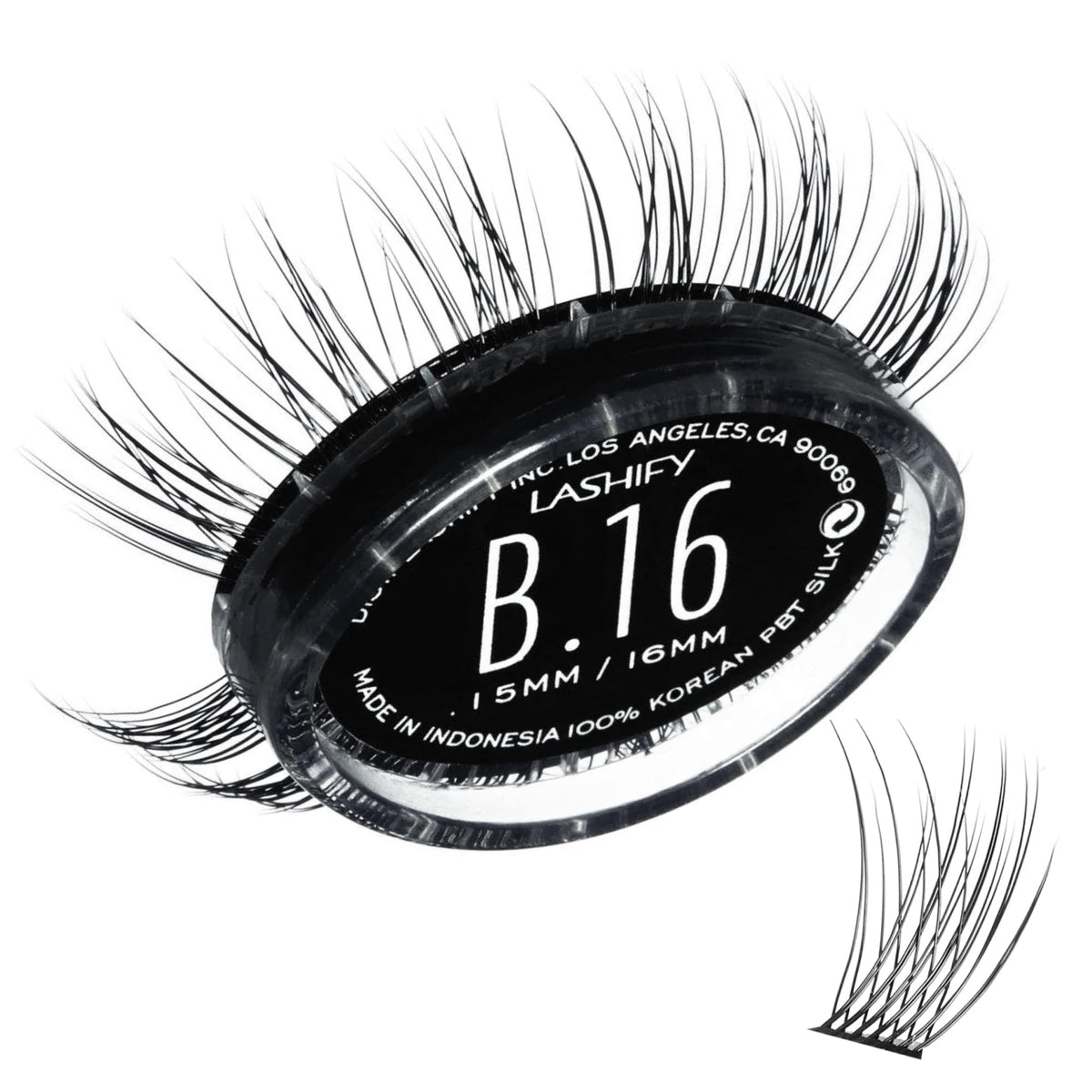 Lashify Bold Gossamer DIY Eyelash Extensions Refill, Black