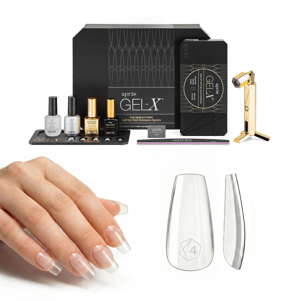 Aprés Gel-X Professional Soft Gel Nail Extension Starter Kit
