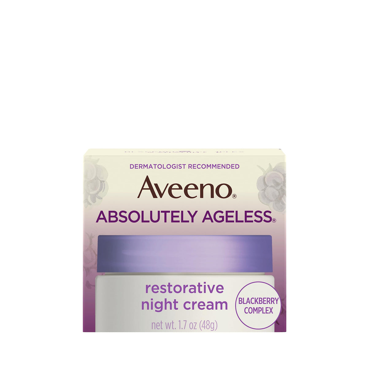 Aveeno Absolutely Ageless Restorative Night Cream with Blackberry Complex