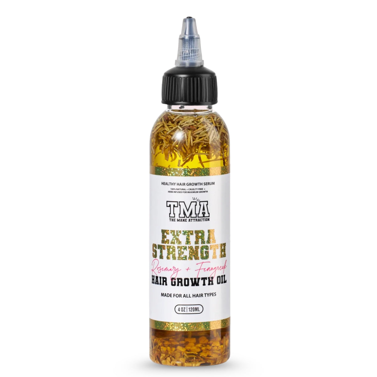 The Mane Attraction Extra-Strength Herbal Hair Growth Oil