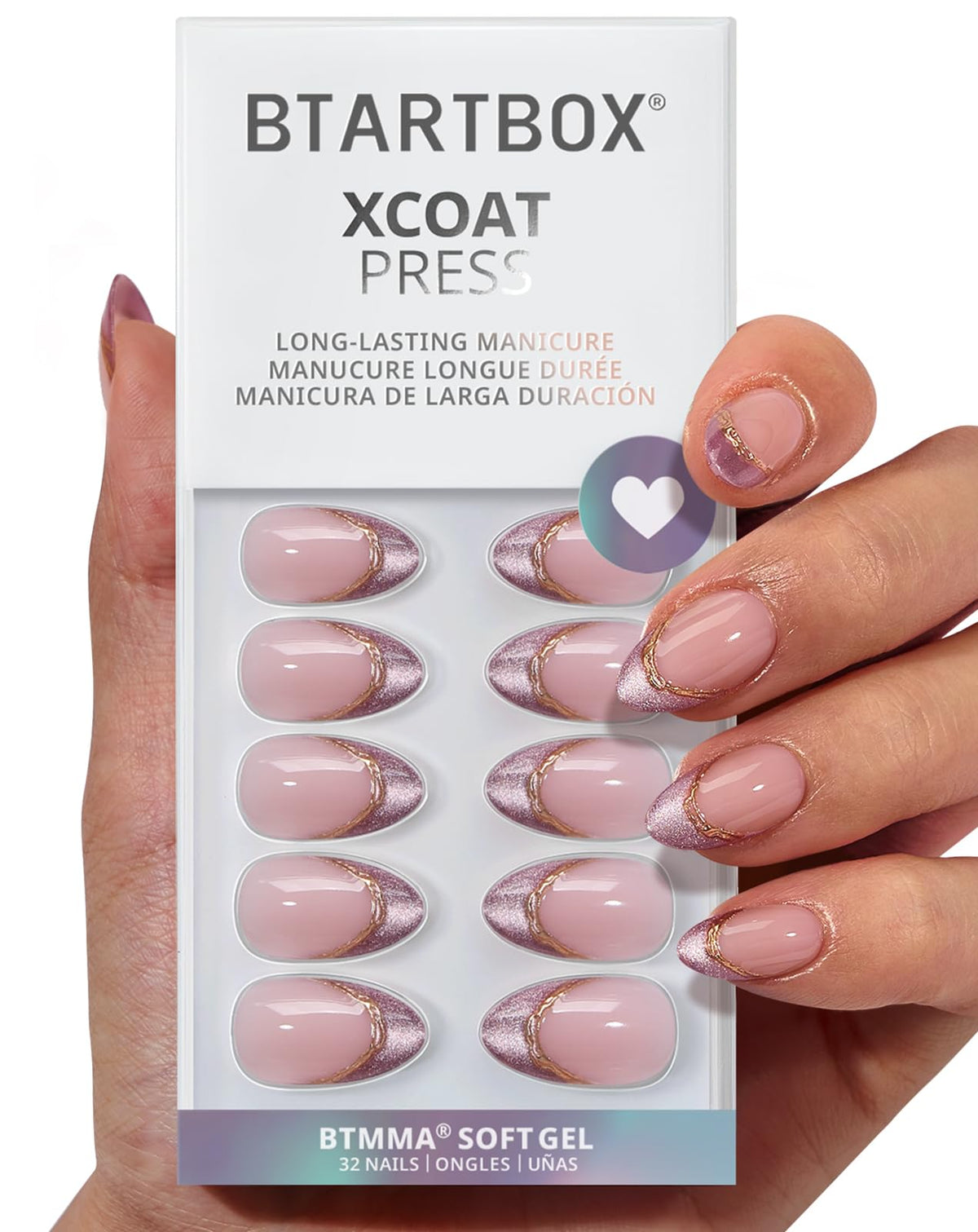 BTArtbox Lamp-Curable Press-On Nails Complete Kit