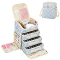 CUBETASTIC Nail Polish Organizer Carrying Bag with Removable Pouches