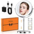 Professional 9-Inch Lighted Makeup Mirror with 1X/20X Magnification