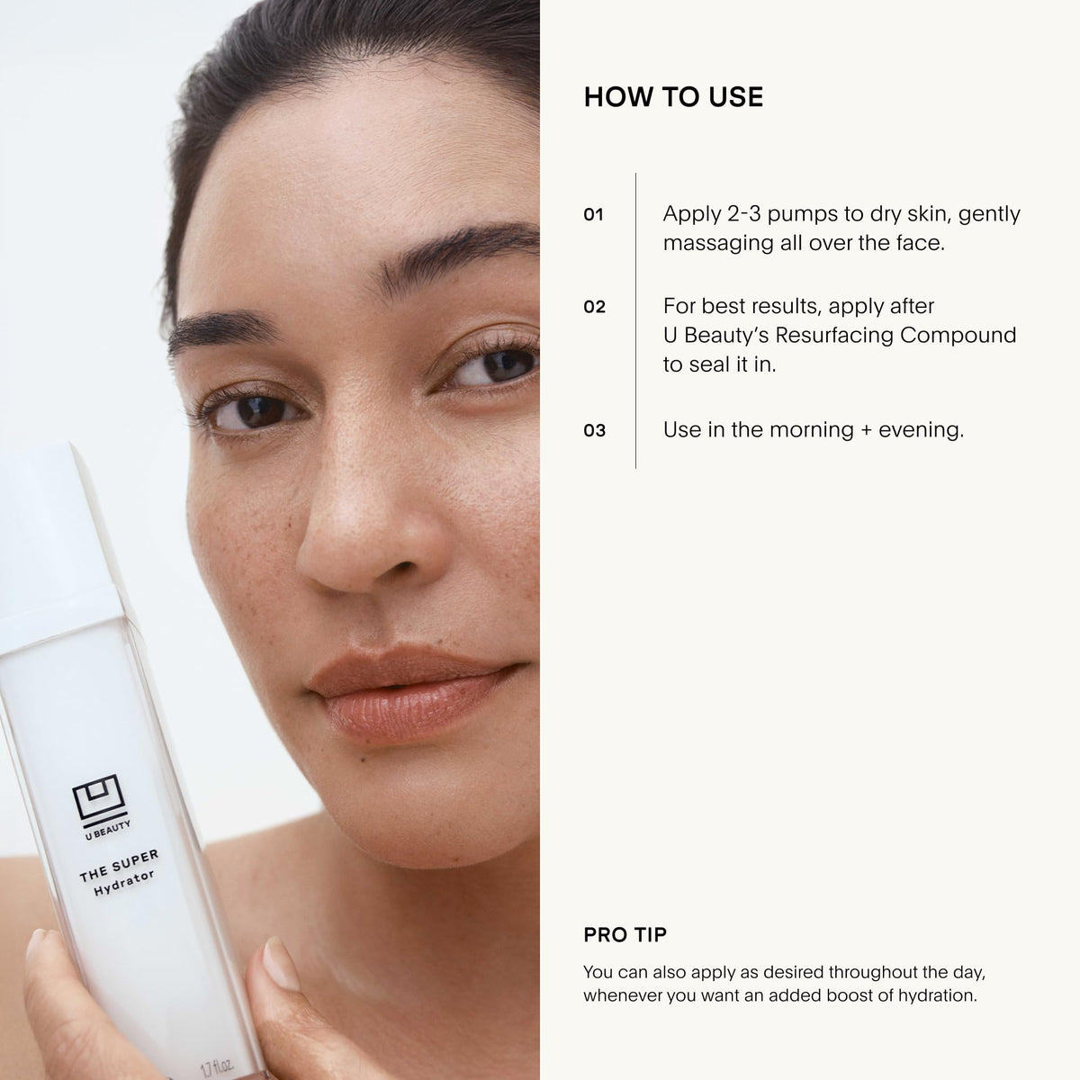 U Beauty The SUPER Hydrator Facial Moisturizer with Hyaluronic Acid