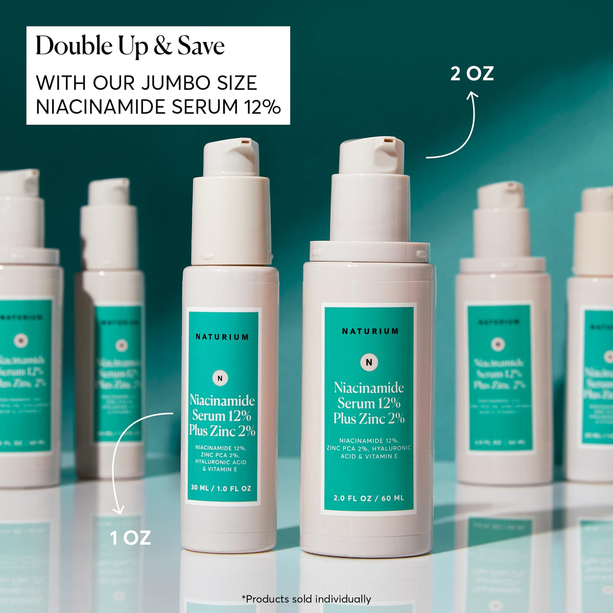 Naturium Niacinamide Face Serum 12% + Zinc 2% with Hyaluronic Acid & Vitamin E