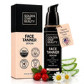 Face Tanner Self-Tan Serum with Hyaluronic Acid and Organic Oils