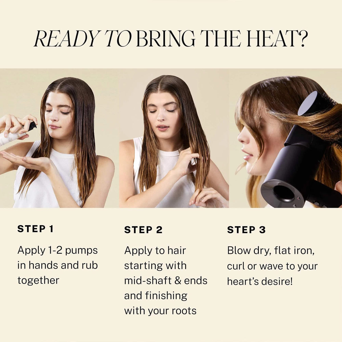 JVN Complete Blowout Styling Milk, Frizz Control & Heat Protectant