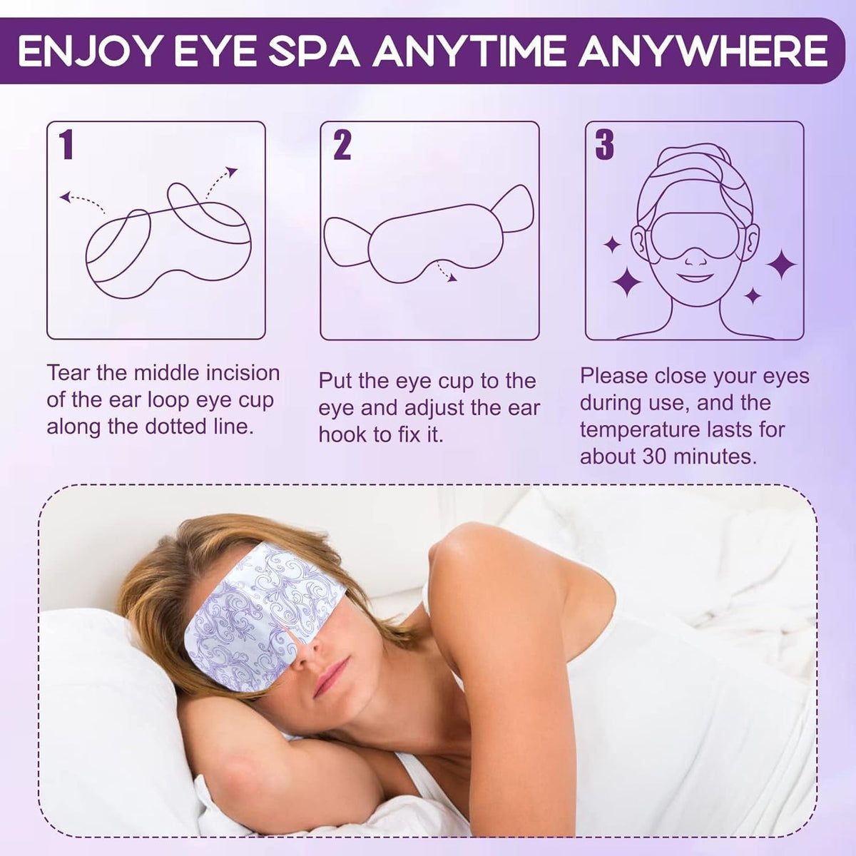 XPCARE Self-Heating Steam Eye Masks