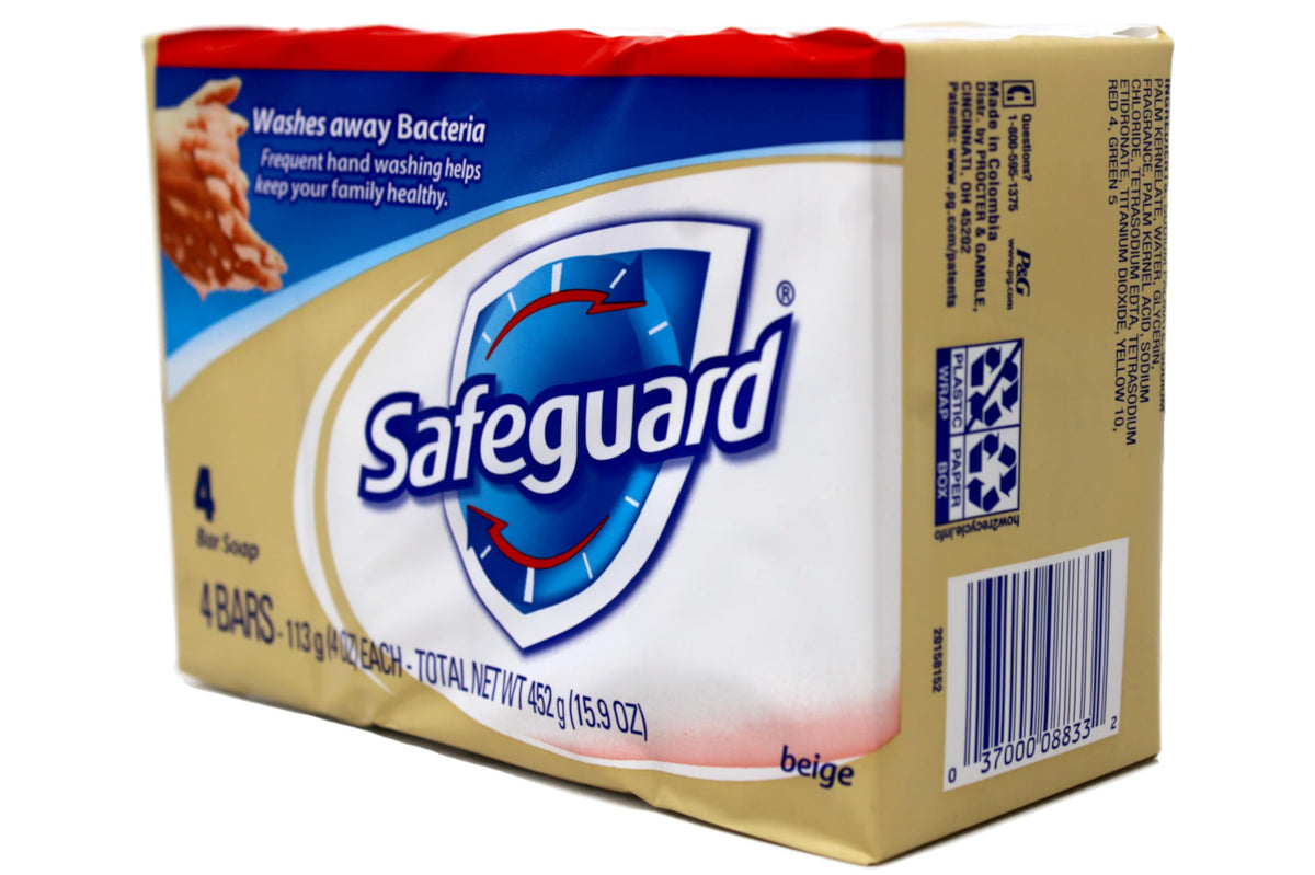 Safeguard Antibacterial Hand Bar Soap, 4 oz, 32 Bars