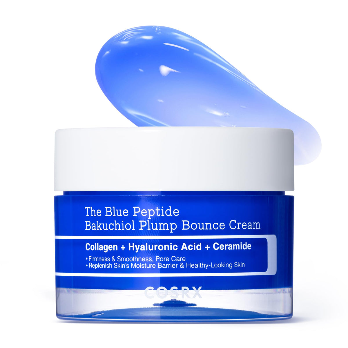 COSRX Blue Copper Peptide Bakuchiol Cream, 1.76 oz Korean Face & Body Moisturizer