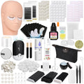 Eyelash Extension Practice Kit for Beginners with Mannequin Head