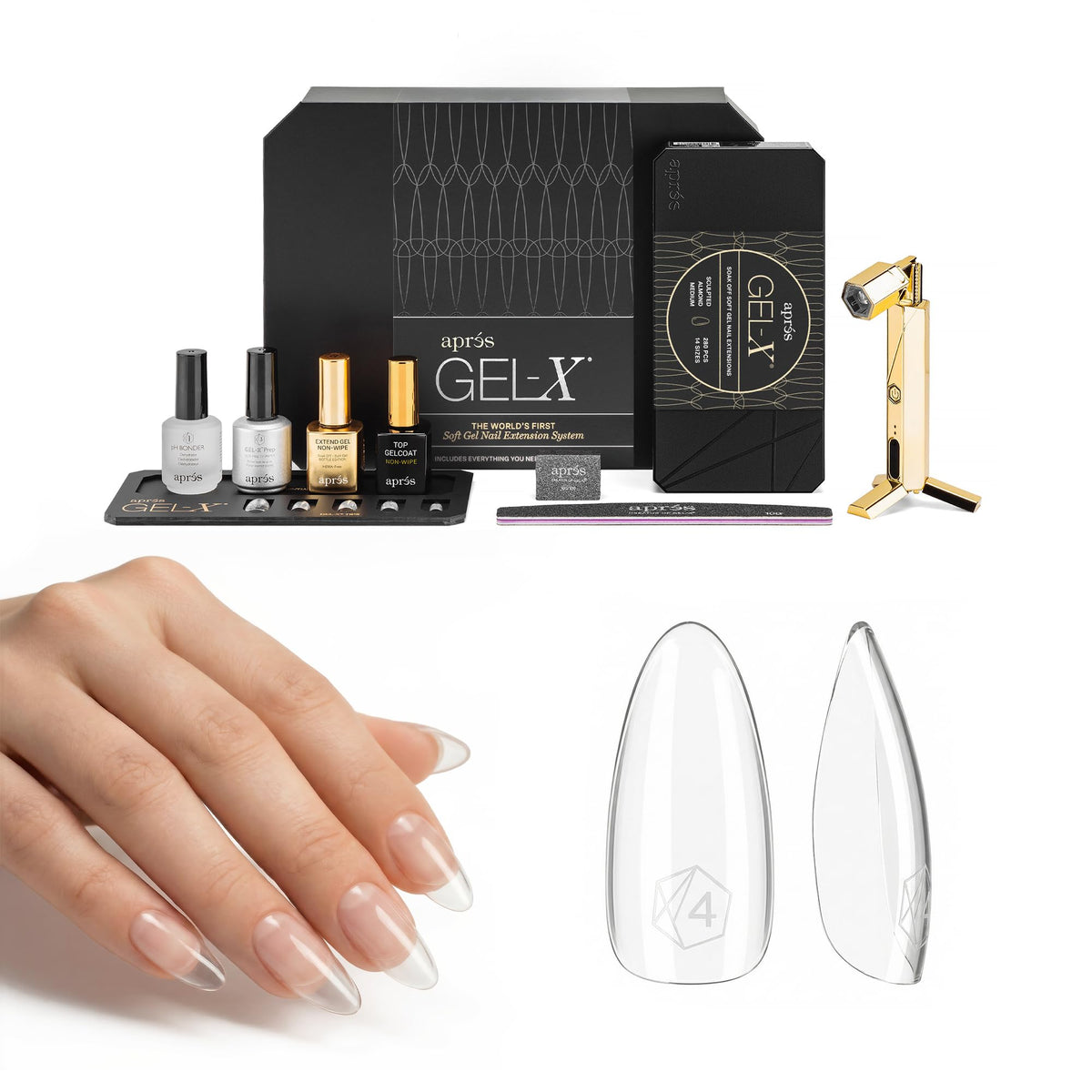 Aprés Gel-X Professional Soft Gel Nail Extension Starter Kit