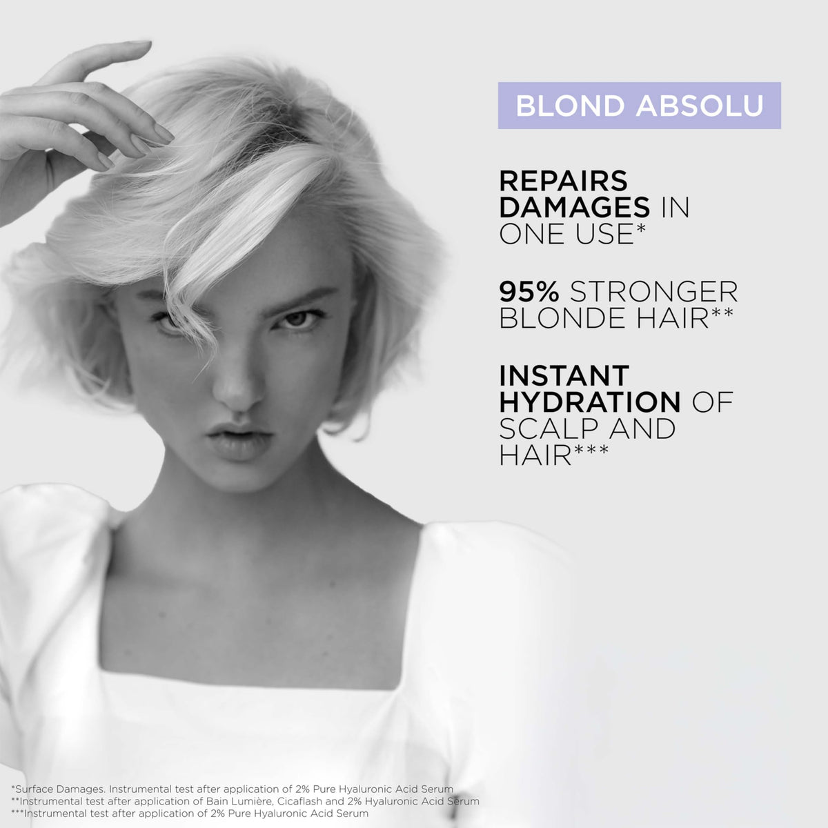 Kérastase Blond Absolu Hyaluronic Acid Hair Serum for Blonde Hair, 1.7 fl oz
