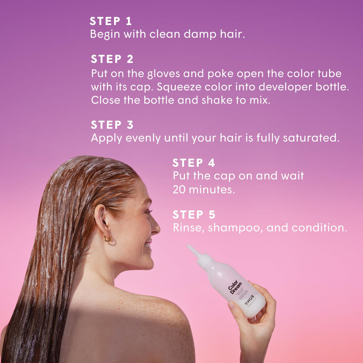 dpHUE Color Dream Demi-Permanent Hair Color – Ammonia-Free Shine Treatment