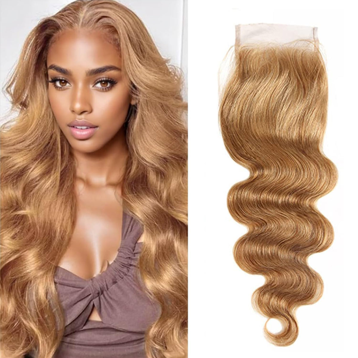 Body Wave Human Hair Lace Closure