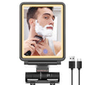 EASEHOLD Heated Fogless Shower Mirror with LED Lights and Storage Tray