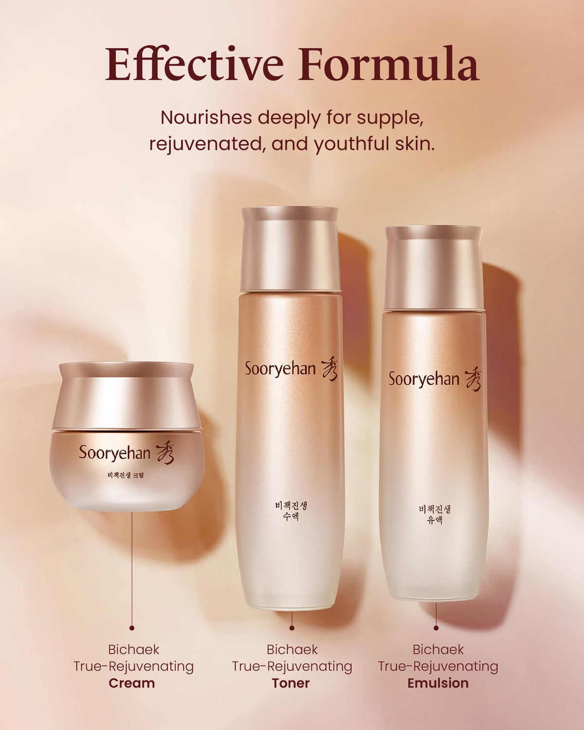 Sooryehan Bichaek True-Rejuvenating Korean Hanbang Skincare Gift Set