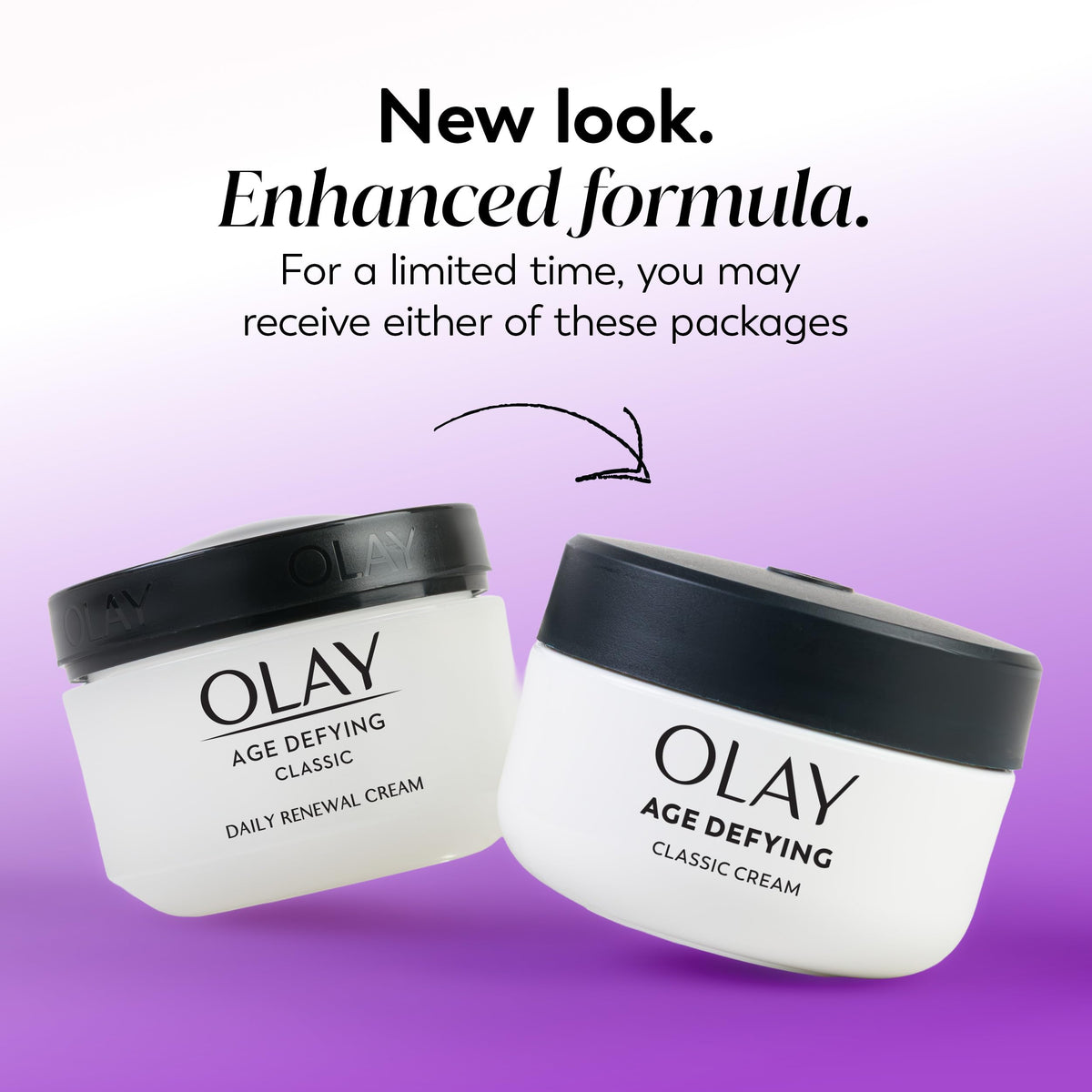 Olay Age Defying Classic Daily Renewal Face Cream, 2 Oz Pack of 3