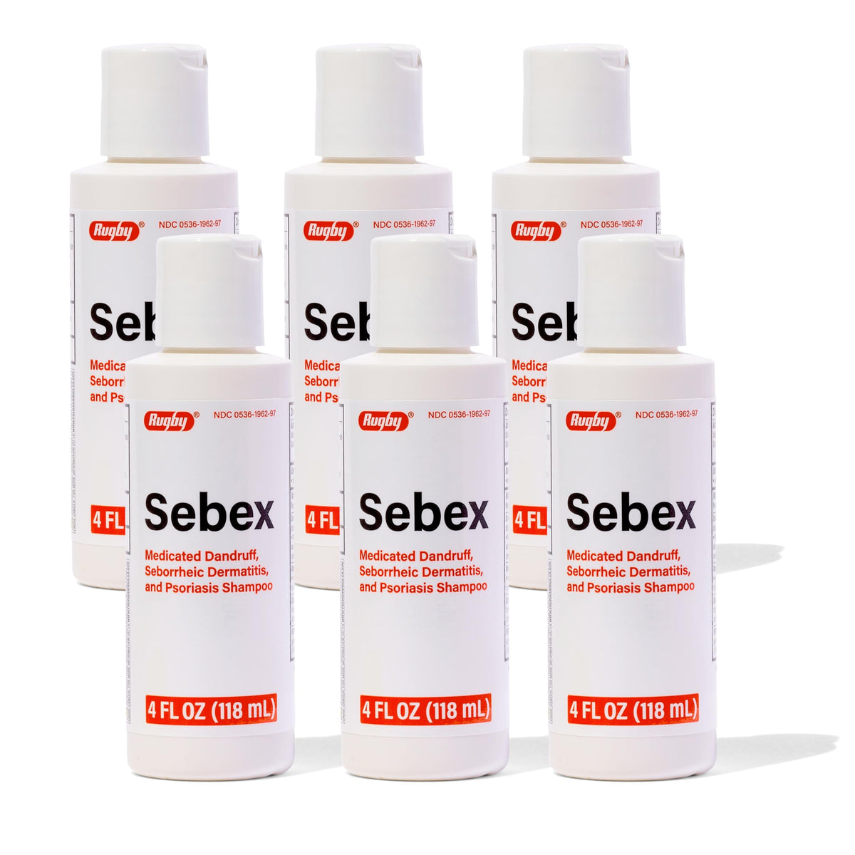 Rugby Sebex Medicated Dandruff Shampoo with Sulfur and Salicylic Acid