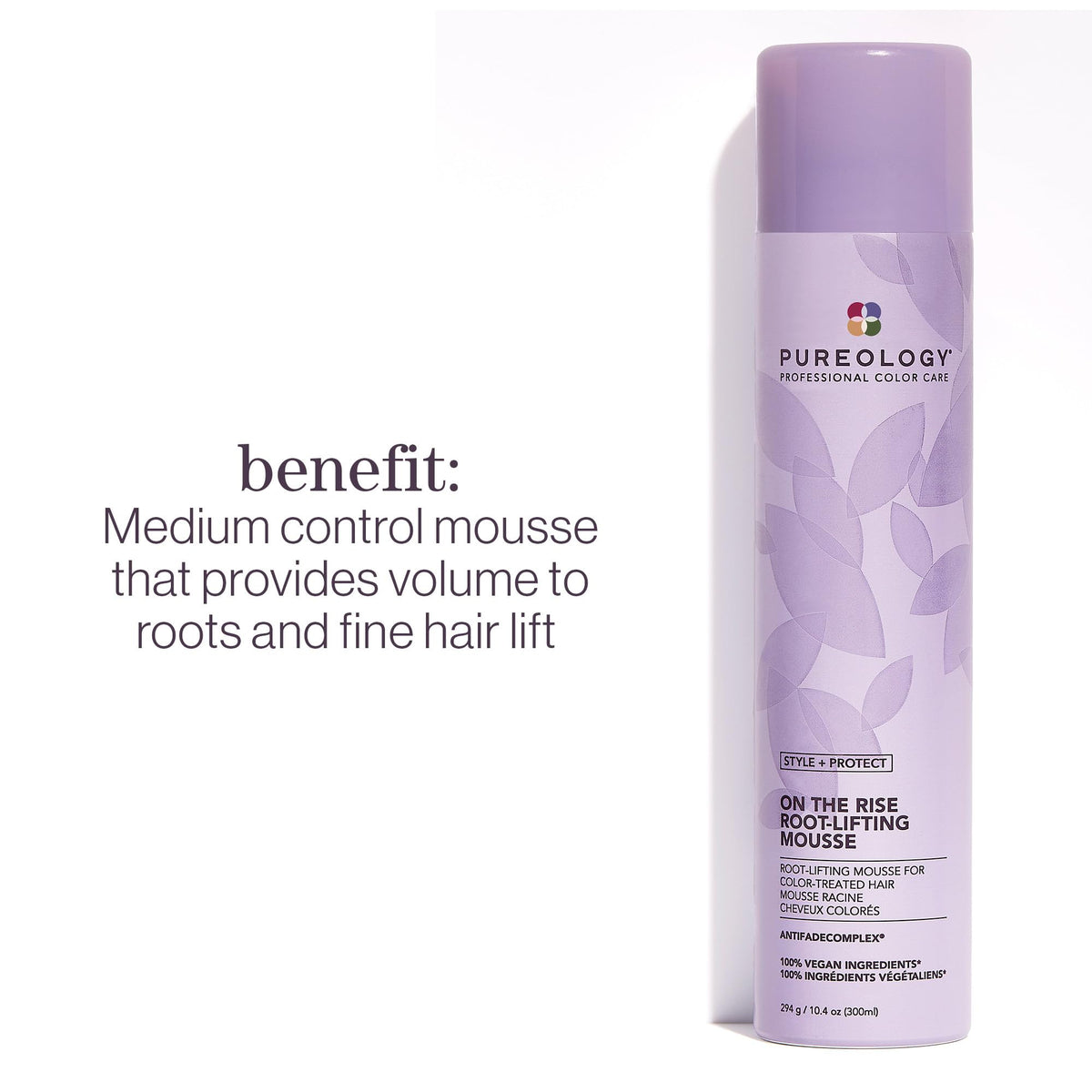 Pureology On The Rise Root Lifting Mousse, Medium Control Volume, 10.4 oz