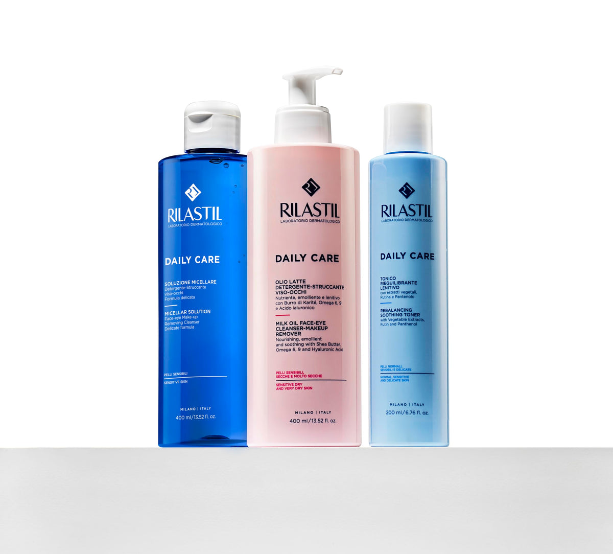 Rilastil Daily Care Micellar Solution Cleanser & Makeup Remover 400 ml