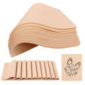 Jconly Blank Tattoo Practice Skin, Double-Sided Synthetic PU Leather